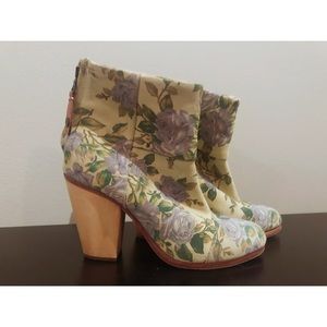 Rag&Bone Floral Print Ankle Boot